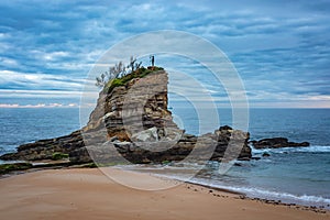 Camello Beach in Santander, Cantabria, Spain photo